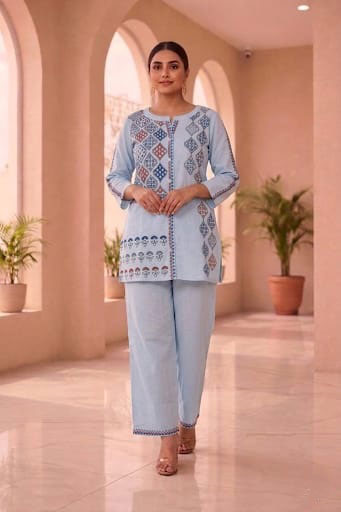 Gargi Sky Blue