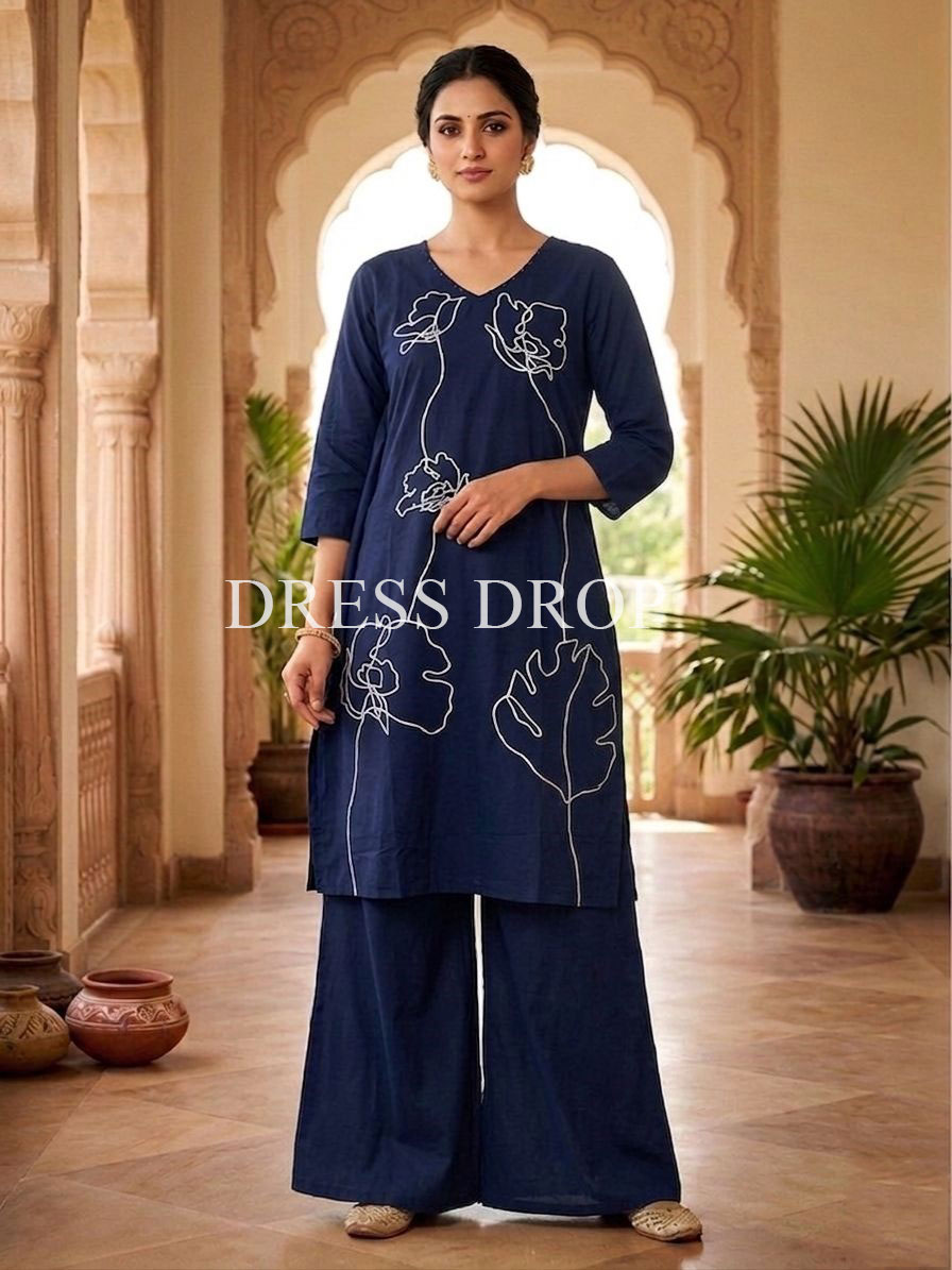 Blue Viscose